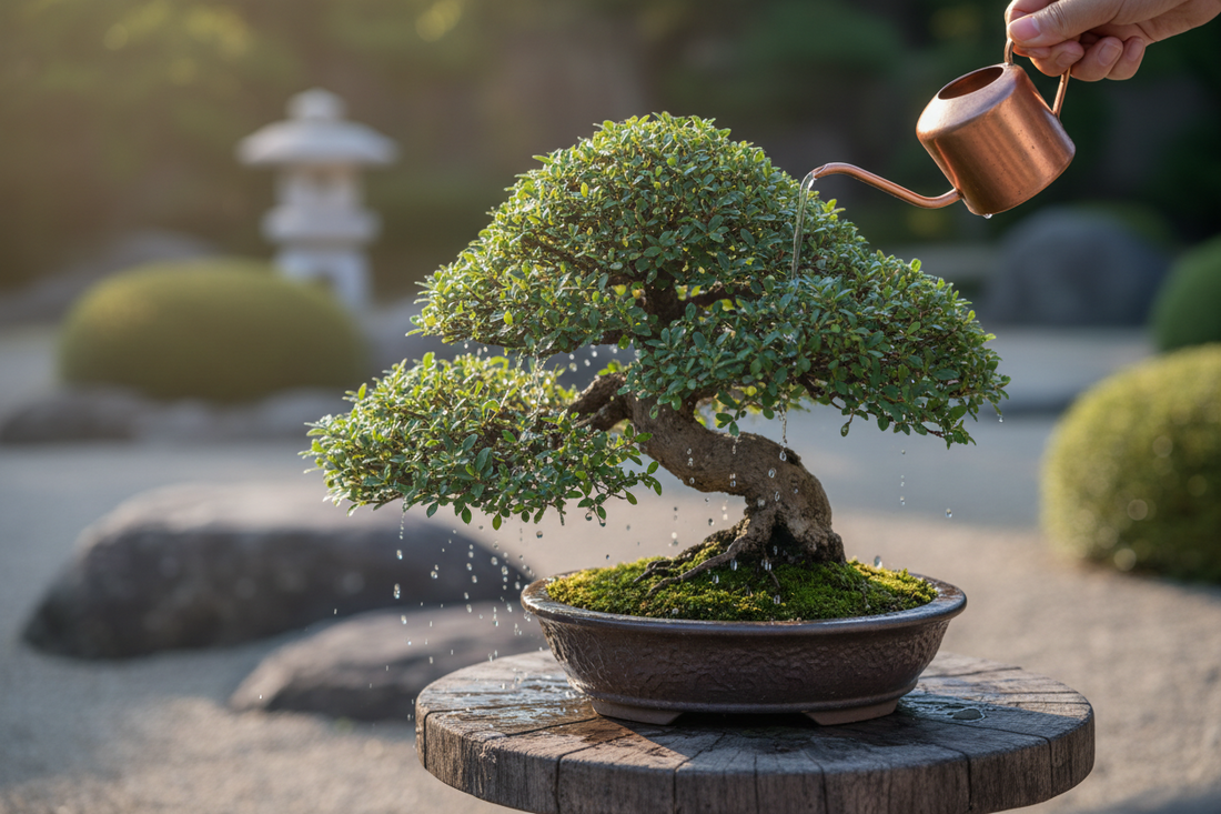 When to water your bonsai trees