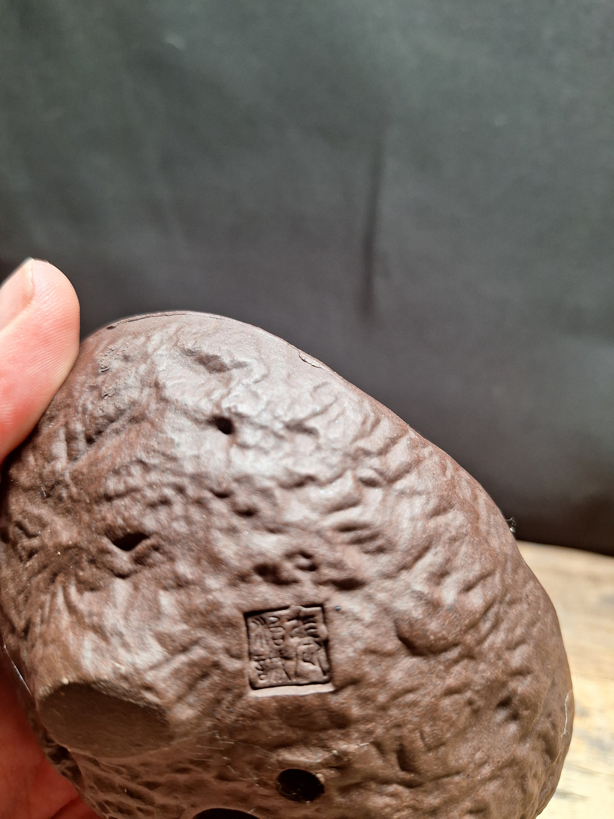 14 cm Half Moon bonsai pot