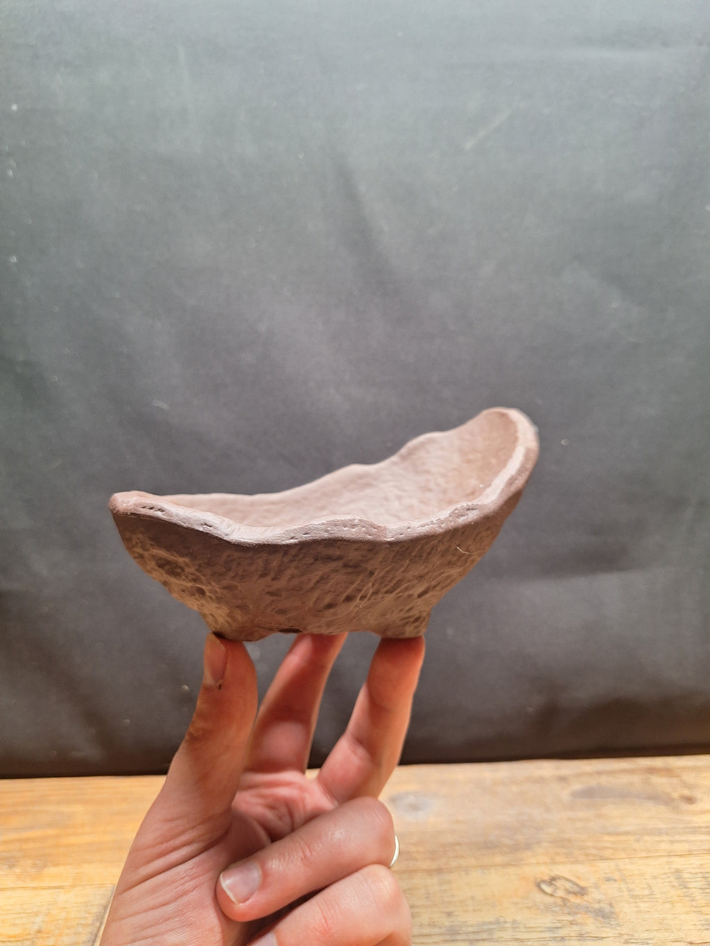 14 cm Half Moon bonsai pot