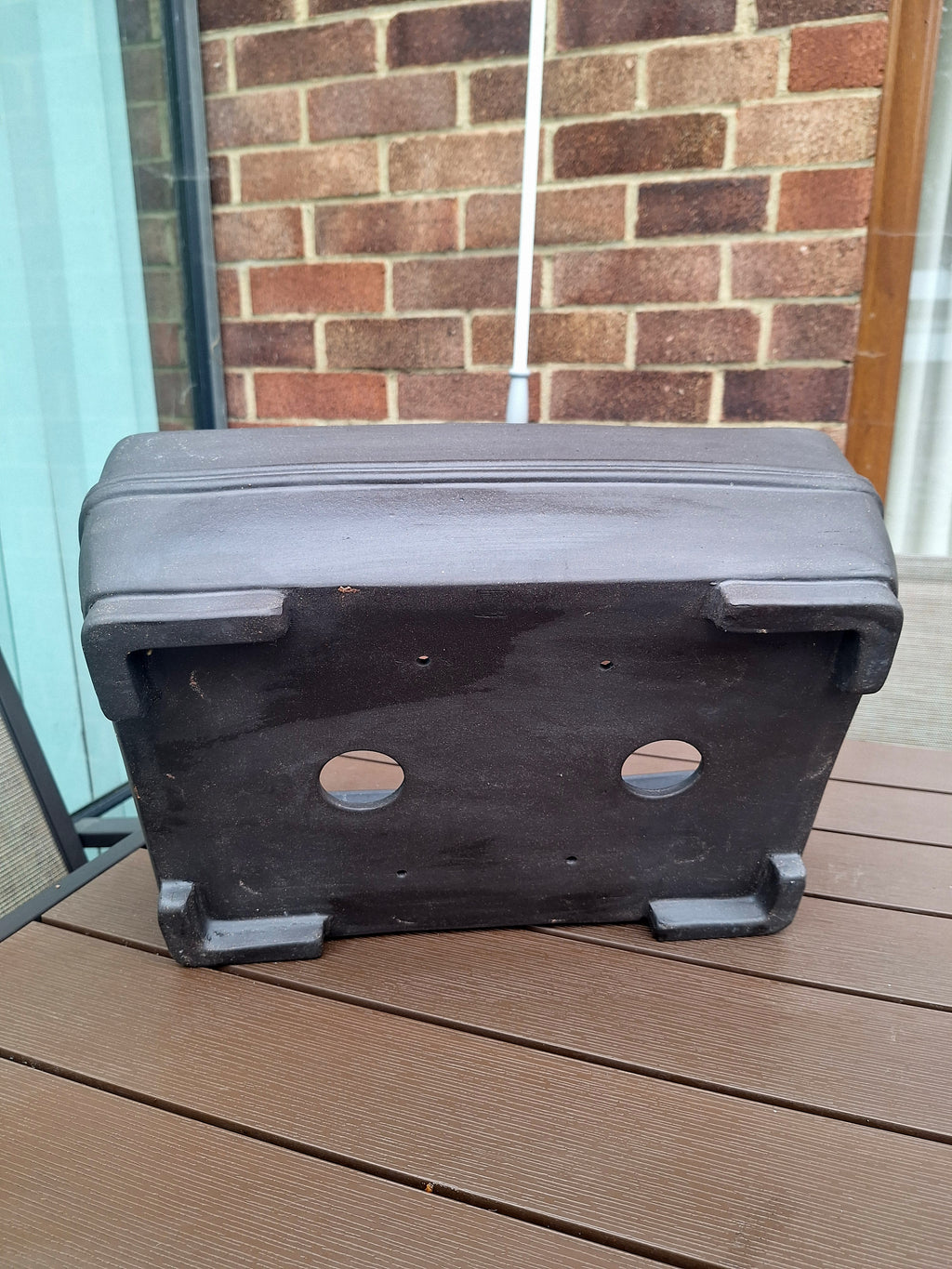 XL Rectangular Unglazed Bonsai Pot – 41 × 30.4 × 16 cm