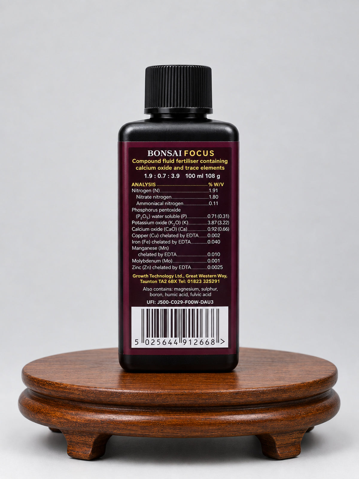 Bonsai Focus – Complete Liquid Bonsai Fertiliser 100ml